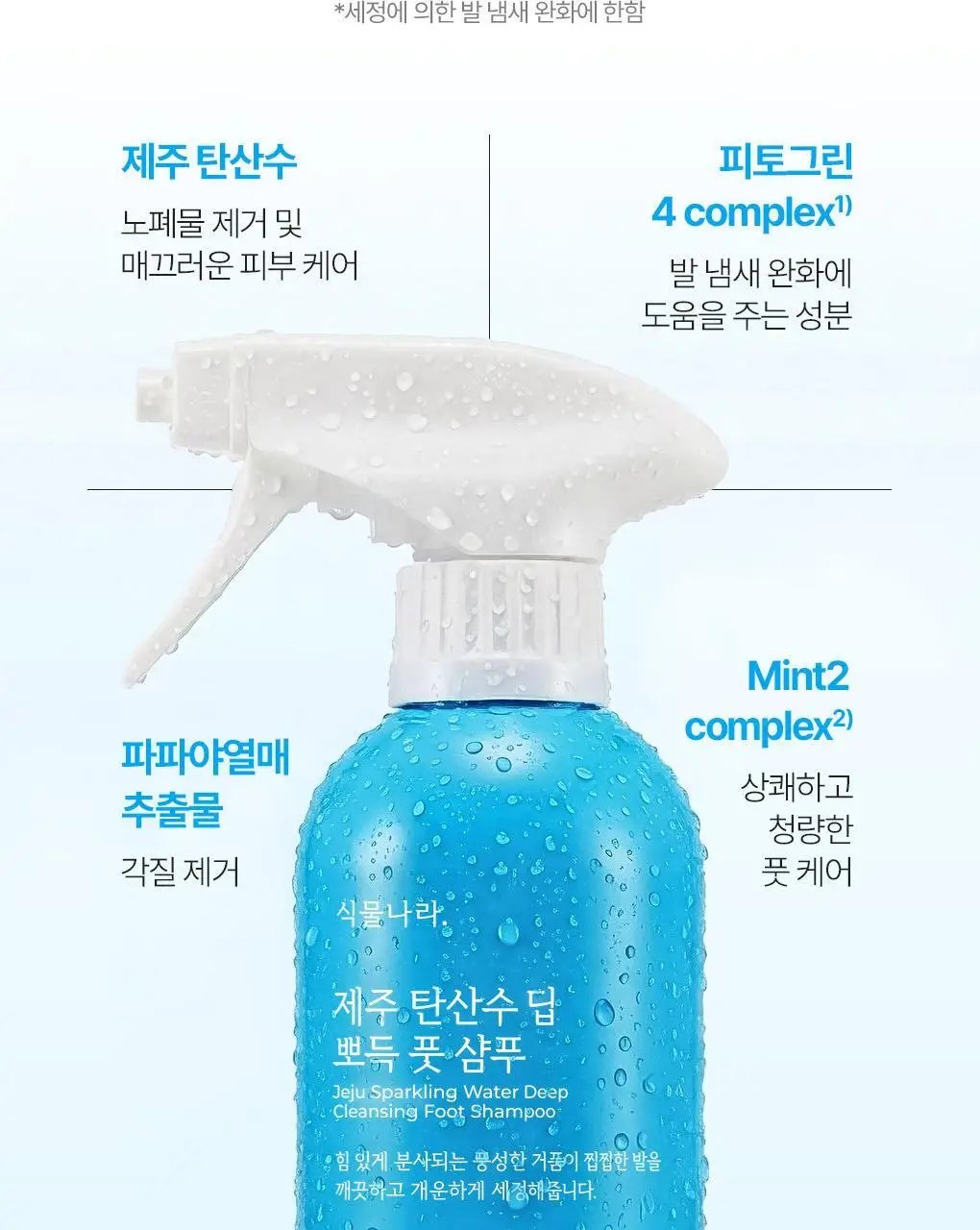 [NEW] 식물나라 제주 탄산수 딥 뽀득 풋 샴푸 400ml 상세페이지 12